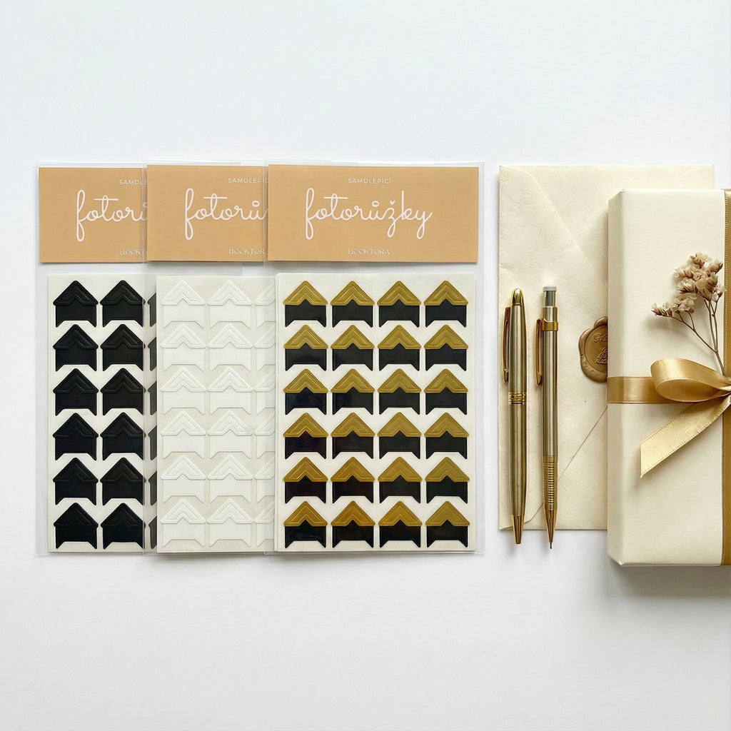 Samolepiace fotorožky - Biele