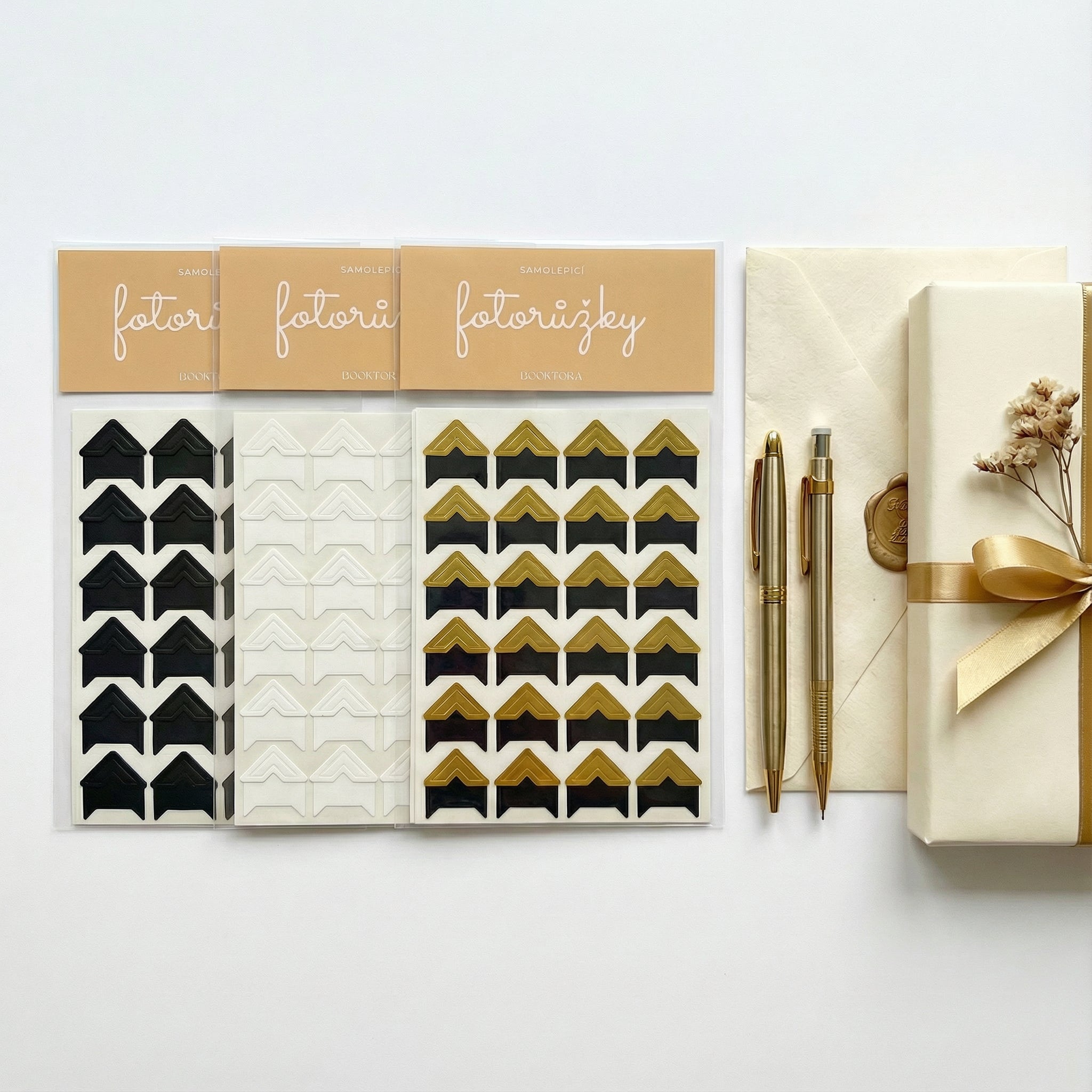 Samolepiace fotorožky - Hnedé